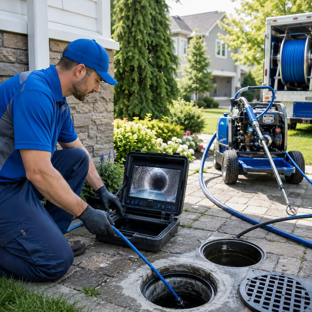 Outdoor drain cleaning professionals serving Wellington, NV